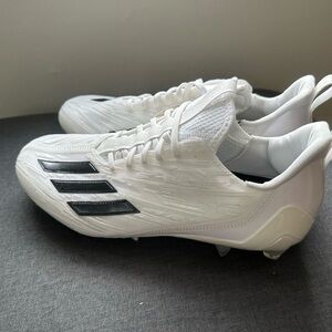 Adidas Adizero 23 Football Cleats Lace Up White/Black GX4049 Men’s Size 12
